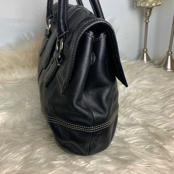 Vintage COACH leather handbag, wallet & Duster EUC - Picture 5 of 8